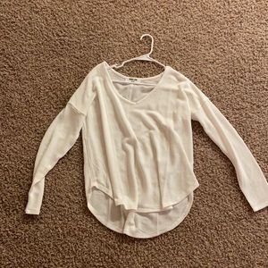 Double Zero Brand White Sweater